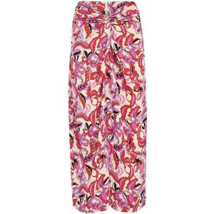 DESIRES Delilah Midwaist Midcalf Knot Skirt S GARDENIA PRINT S DESIRES Delilah Midwaist Midcalf Knot Skirt S GARDENIA PRINT S