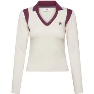 FILA Adriano Slim Johnny Collar Top XS EGRET-FIG XS FILA Adriano Slim Johnny Collar Top XS EGRET-FIG XS