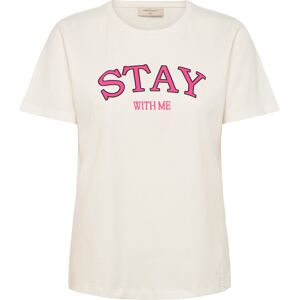 FREE/QUENT Fqfenjal-Tee XS STAR OFF-WHITE W FUCHSIA PURPL XS FREE/QUENT Fqfenjal-Tee XS STAR OFF-WHITE W FUCHSIA PURPL XS