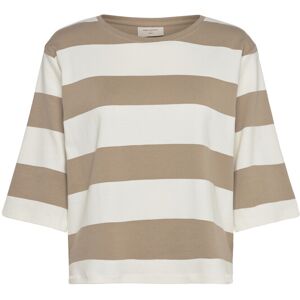 FREE/QUENT Fqfamila-Tee XS STAR OFF-WHITE W. SILVER MINK XS FREE/QUENT Fqfamila-Tee XS STAR OFF-WHITE W. SILVER MINK XS