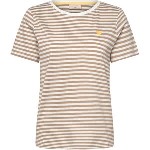 FREE/QUENT Fqmian-Tee S STAR OFF-WHITE W. SILVER MINK S FREE/QUENT Fqmian-Tee S STAR OFF-WHITE W. SILVER MINK S