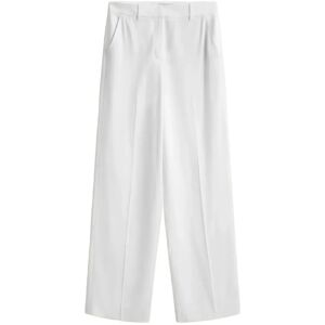 Gant Tailored Fluid Crepe Pants 36 WHITE 36 Gant Tailored Fluid Crepe Pants 36 WHITE 36