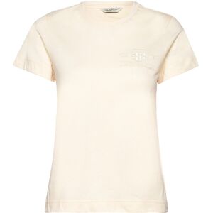 Gant Reg Tonal Shield Ss T-Shirt M LINEN M Gant Reg Tonal Shield Ss T-Shirt M LINEN M