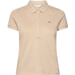 Gant Slim Sheild Cap Sleeve Pique Polo L DRY SAND L Gant Slim Sheild Cap Sleeve Pique Polo L DRY SAND L