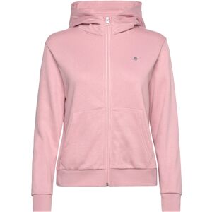 Gant Reg Shield Logo Zip Hoodie XS DUSTY PINK XS Gant Reg Shield Logo Zip Hoodie XS DUSTY PINK XS