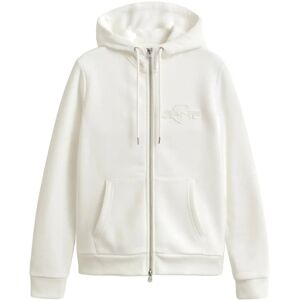 Gant Reg Tonal Shield Zip Hoodie L EGGSHELL L Gant Reg Tonal Shield Zip Hoodie L EGGSHELL L