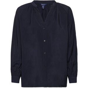 Gant D1. Stand Collar Blouse 34 EVENING BLUE 34 Gant D1. Stand Collar Blouse 34 EVENING BLUE 34