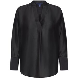 Gant Relaxed Stand Collar Blouse 34 EBONY BLACK 34 Gant Relaxed Stand Collar Blouse 34 EBONY BLACK 34