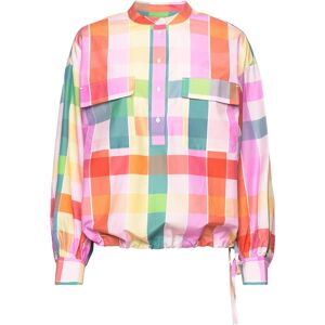 GANT Rel Multi Checked Ctn Silk Popover 40 MULTICOLOR 40 GANT Rel Multi Checked Ctn Silk Popover 40 MULTICOLOR 40