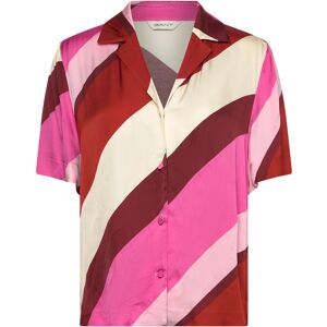 Gant Striped Camp Collar Ss Shirt 40 PERKY PINK 40 Gant Striped Camp Collar Ss Shirt 40 PERKY PINK 40