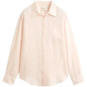 Gant Rel Striped Linen Ls Shirt 38 LILLY PINK 38 Gant Rel Striped Linen Ls Shirt 38 LILLY PINK 38