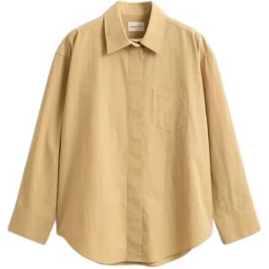 Gant Rel Poplin Ls Shirt 40 WARM BEIGE 40 Gant Rel Poplin Ls Shirt 40 WARM BEIGE 40