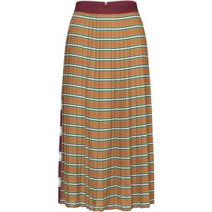 Gant Striped Pleated Skirt 34 PLUMPED RED 34 Gant Striped Pleated Skirt 34 PLUMPED RED 34