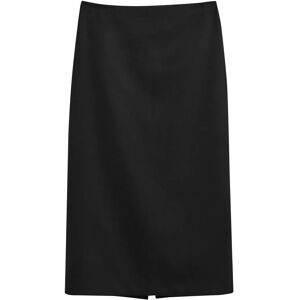 Gant Midi Wool Blend Pencil Skirt 46 BLACK 46 Gant Midi Wool Blend Pencil Skirt 46 BLACK 46