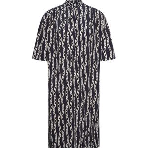 Gant Rel Chain Print Tunic Dress 34 EVENING BLUE 34 Gant Rel Chain Print Tunic Dress 34 EVENING BLUE 34