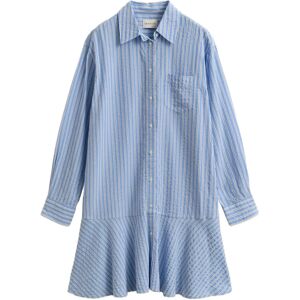 Gant Stripe Seersucker Shirt Dress 38 HYDRANGEA BLUE 38 Gant Stripe Seersucker Shirt Dress 38 HYDRANGEA BLUE 38