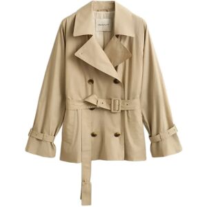 Gant Lightweight Short Trench Coat S OAT BEIGE S Gant Lightweight Short Trench Coat S OAT BEIGE S
