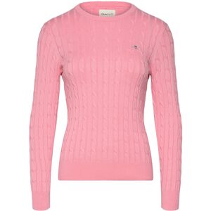Gant Classic Cable Knit Sweater M GERANIUM PINK M Gant Classic Cable Knit Sweater M GERANIUM PINK M