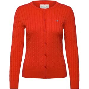 Gant Stretch Cable Knit Cardigan L PERFECT RED L Gant Stretch Cable Knit Cardigan L PERFECT RED L