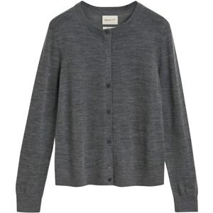 Gant Extrafine Merino Wool Cardigan L CHARCOAL MELANGE L Gant Extrafine Merino Wool Cardigan L CHARCOAL MELANGE L