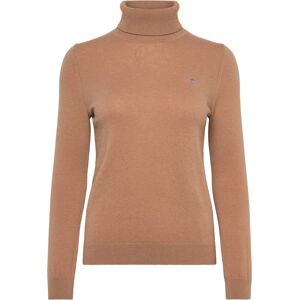 Gant Extrafine Lambswool Blend Rollneck XS WARM KHAKI XS Gant Extrafine Lambswool Blend Rollneck XS WARM KHAKI XS