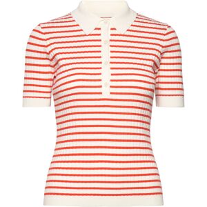 Gant Rib Knit Striped Ss Rugger XL/XXL ORANGE RED XL/XXL Gant Rib Knit Striped Ss Rugger XL/XXL ORANGE RED XL/XXL