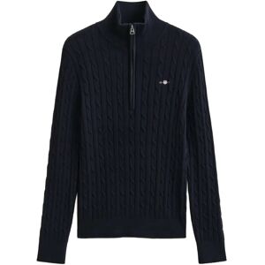Gant Stretch Cable Half-Zip Sweater XXL EVENING BLUE XXL Gant Stretch Cable Half-Zip Sweater XXL EVENING BLUE XXL