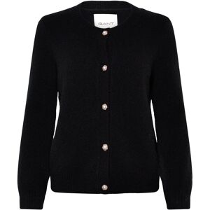 Gant Boucle C-Neck Cardigan M BLACK M Gant Boucle C-Neck Cardigan M BLACK M