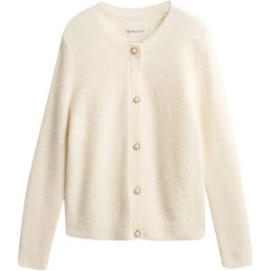 Gant Boucle C-Neck Cardigan XL CREAM XL Gant Boucle C-Neck Cardigan XL CREAM XL