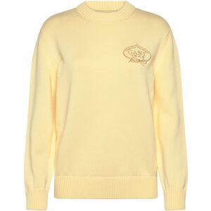 Gant Graphic Cotton C-Neck XL/XXL VANILLA YELLOW XL/XXL Gant Graphic Cotton C-Neck XL/XXL VANILLA YELLOW XL/XXL
