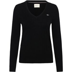 Gant Lambswool Blend V-Neck XL BLACK XL Gant Lambswool Blend V-Neck XL BLACK XL
