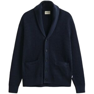 Gant Mini Cable Shawl Collar Cardigan XXXL EVENING BLUE XXXL Gant Mini Cable Shawl Collar Cardigan XXXL EVENING BLUE XXXL