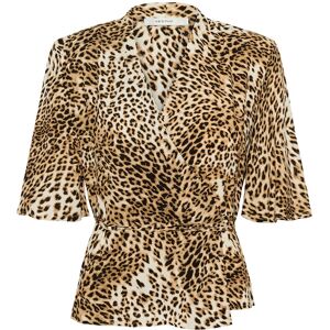 Gestuz Gzkadla Wrap Top 32 LIGHT LEOPARD 32 Gestuz Gzkadla Wrap Top 32 LIGHT LEOPARD 32