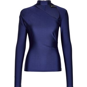 HAN Kjøbenhavn Stretch Jersey Draped Long Sleeve Top 36 DARK BLUE 36 HAN Kjøbenhavn Stretch Jersey Draped Long Sleeve Top 36 DARK BLUE 36
