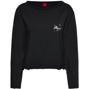 HUGO Casual Ls-Shirt S BLACK S HUGO Casual Ls-Shirt S BLACK S