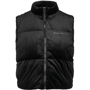 Juicy Couture Lightening Velour Gilet XXS BLACK XXS Juicy Couture Lightening Velour Gilet XXS BLACK XXS