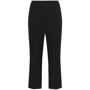 Kaffe Curve Kcsigne Hw Wide Pants 46 BLACK DEEP 46 Kaffe Curve Kcsigne Hw Wide Pants 46 BLACK DEEP 46