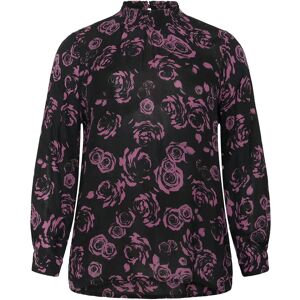 Kaffe Curve Kcami Ls Blouse Printed 46 BLACK TULIPWOOD ROSE 46 Kaffe Curve Kcami Ls Blouse Printed 46 BLACK TULIPWOOD ROSE 46