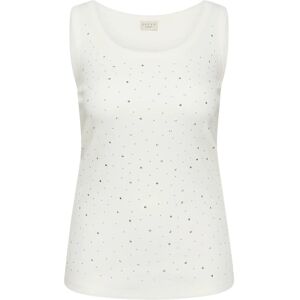 Kaffe Curve Kccarina Rhinestone Top M CHALK M Kaffe Curve Kccarina Rhinestone Top M CHALK M