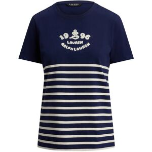 Lauren Ralph Lauren Cotton Jersey-Knt-T-Shirt XS REFINED NAVY/MASC XS Lauren Ralph Lauren Cotton Jersey-Knt-T-Shirt XS REFINED NAVY/MASC XS