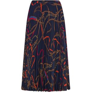 Lauren Ralph Lauren Drapey Poly Ggt 122-Skirt 40 NAVY MULTI 40 Lauren Ralph Lauren Drapey Poly Ggt 122-Skirt 40 NAVY MULTI 40