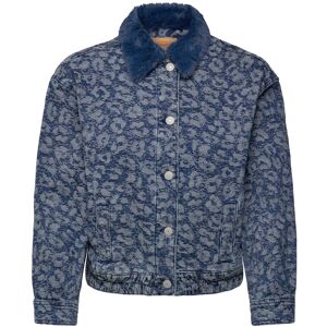 Levi's ® Fur Collar Leopard Oversized Trucker Jacket 152 CM BLUE 152 CM Levi's ® Fur Collar Leopard Oversized Trucker Jacket 152 CM BLUE 152 CM