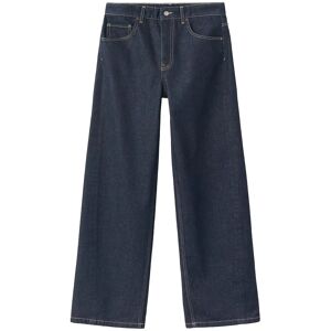 Mango Mid-Rise Rinse-Wash Barrel Jeans 36 OPEN BLUE 36 Mango Mid-Rise Rinse-Wash Barrel Jeans 36 OPEN BLUE 36