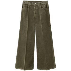 Mango Wide Leg Corduroy Jeans 32 BEIGE - KHAKI 32 Mango Wide Leg Corduroy Jeans 32 BEIGE - KHAKI 32