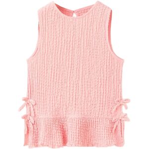 Mango Ruffled Top With Bows 7-8 PINK 7-8 Mango Ruffled Top With Bows 7-8 PINK 7-8