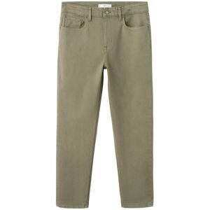 Mango Ben Cropped Tapered-Fit Jeans 42 BEIGE - KHAKI 42 Mango Ben Cropped Tapered-Fit Jeans 42 BEIGE - KHAKI 42