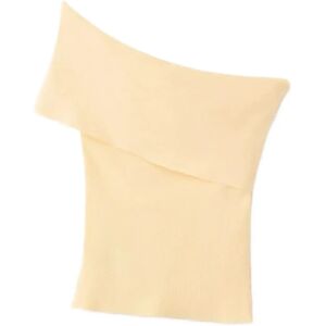 Mango Strapless Knitted Top M YELLOW M Mango Strapless Knitted Top M YELLOW M