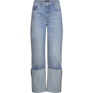Mango Turned-Up Straight Jeans 36 OPEN BLUE 36 Mango Turned-Up Straight Jeans 36 OPEN BLUE 36