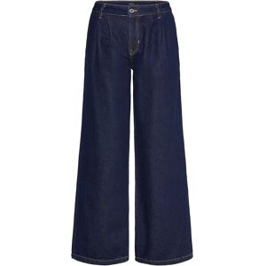 Mango Rinse-Wash Wide Leg Jeans With Pleats 38 OPEN BLUE 38 Mango Rinse-Wash Wide Leg Jeans With Pleats 38 OPEN BLUE 38