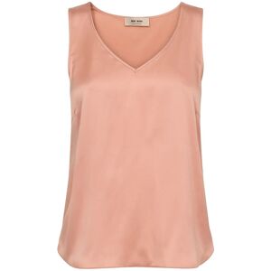 MOS MOSH Mmastrid V-Neck Silk Tank Top XS PEACHY XS MOS MOSH Mmastrid V-Neck Silk Tank Top XS PEACHY XS